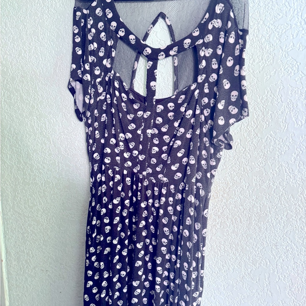 Plus size Gothic skull Hot Topic Dress XL